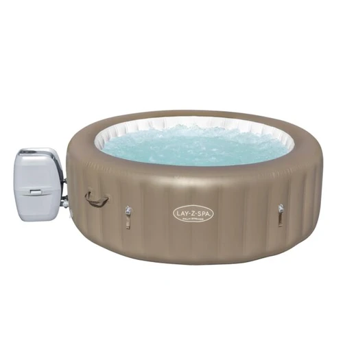 Bestway Lay-Z-Spa Palm Springs AirJet | 4–6 Personen Whirlpool Ø196cm – 120 Düsen – 963L